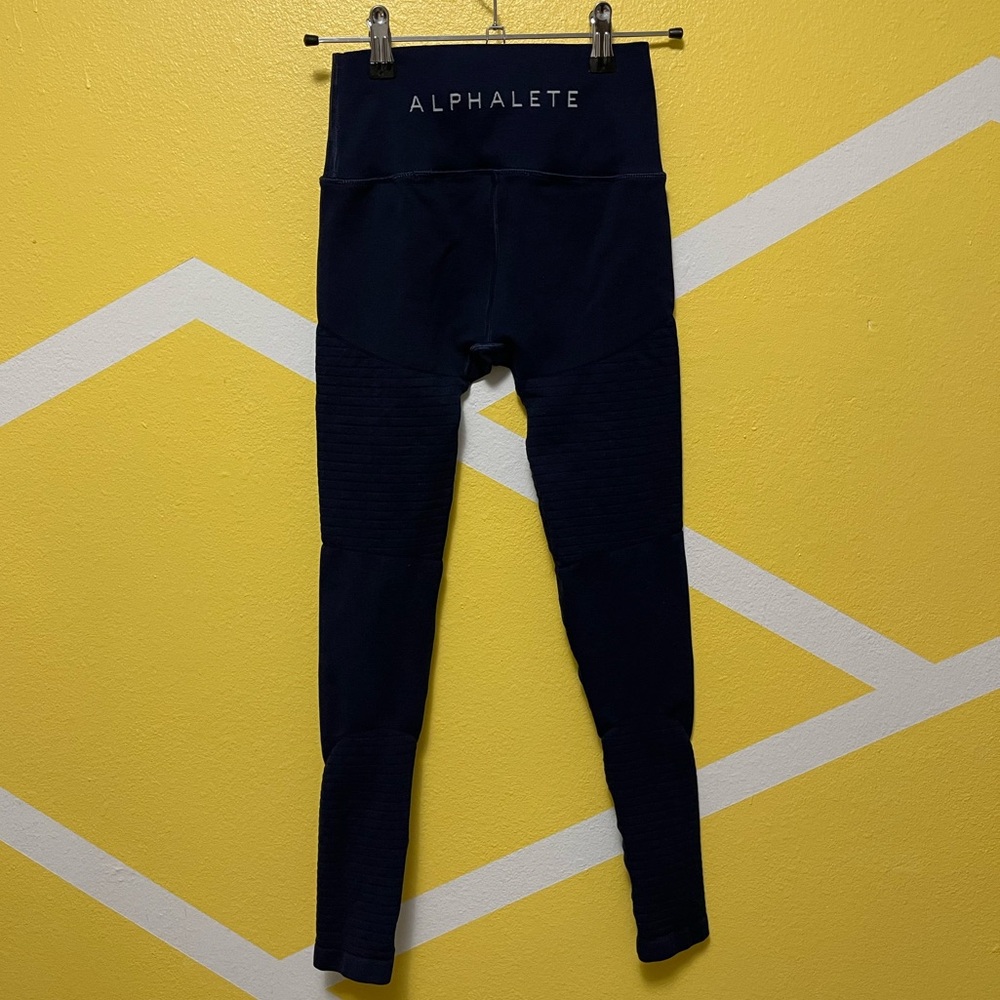 Alphalete Deep Blue High-Rise Leggings